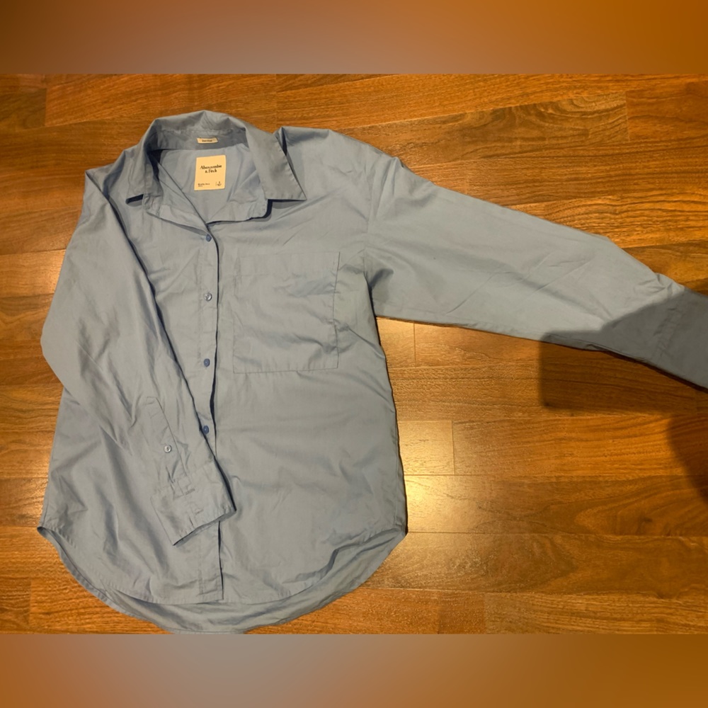 Abercrombie oversized poplin button down